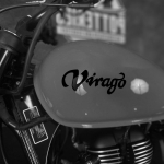 Наклейка YAMAHA VIRAGO на мотоцикл