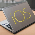 Наклейка на ноутбук iOS