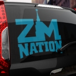 Наклейка ZM NATION