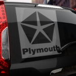 Наклейка Plymouth logo