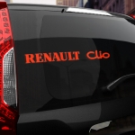 Наклейка Renault Clio