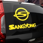 Наклейка SsangYong