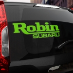 Наклейка Subaru Robin