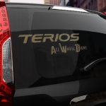 Наклейка Toyota Terios AWD