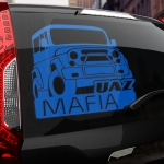 Наклейка UAZ МАФИЯ 2