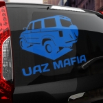 Наклейка UAZ МАФИЯ