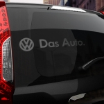 Наклейка Volkswagen. Das Auto.