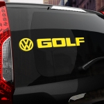 Наклейка Volkswagen Golf