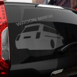 Наклейка WAGON МАФИЯ (2104)