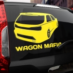 Наклейка WAGON МАФИЯ (Subaru)