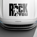 Наклейка We will rock you