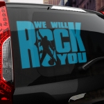 Наклейка We will rock you